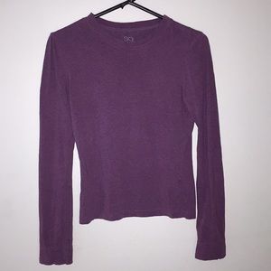 Purple longsleeved shirt